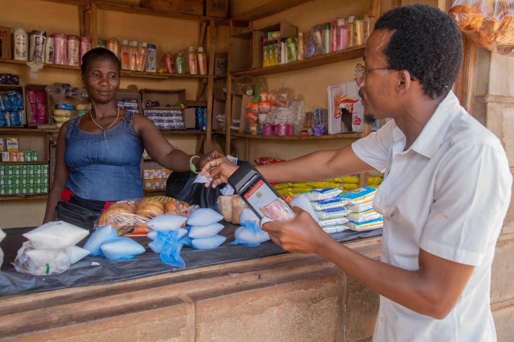 NITEL POS Device in action